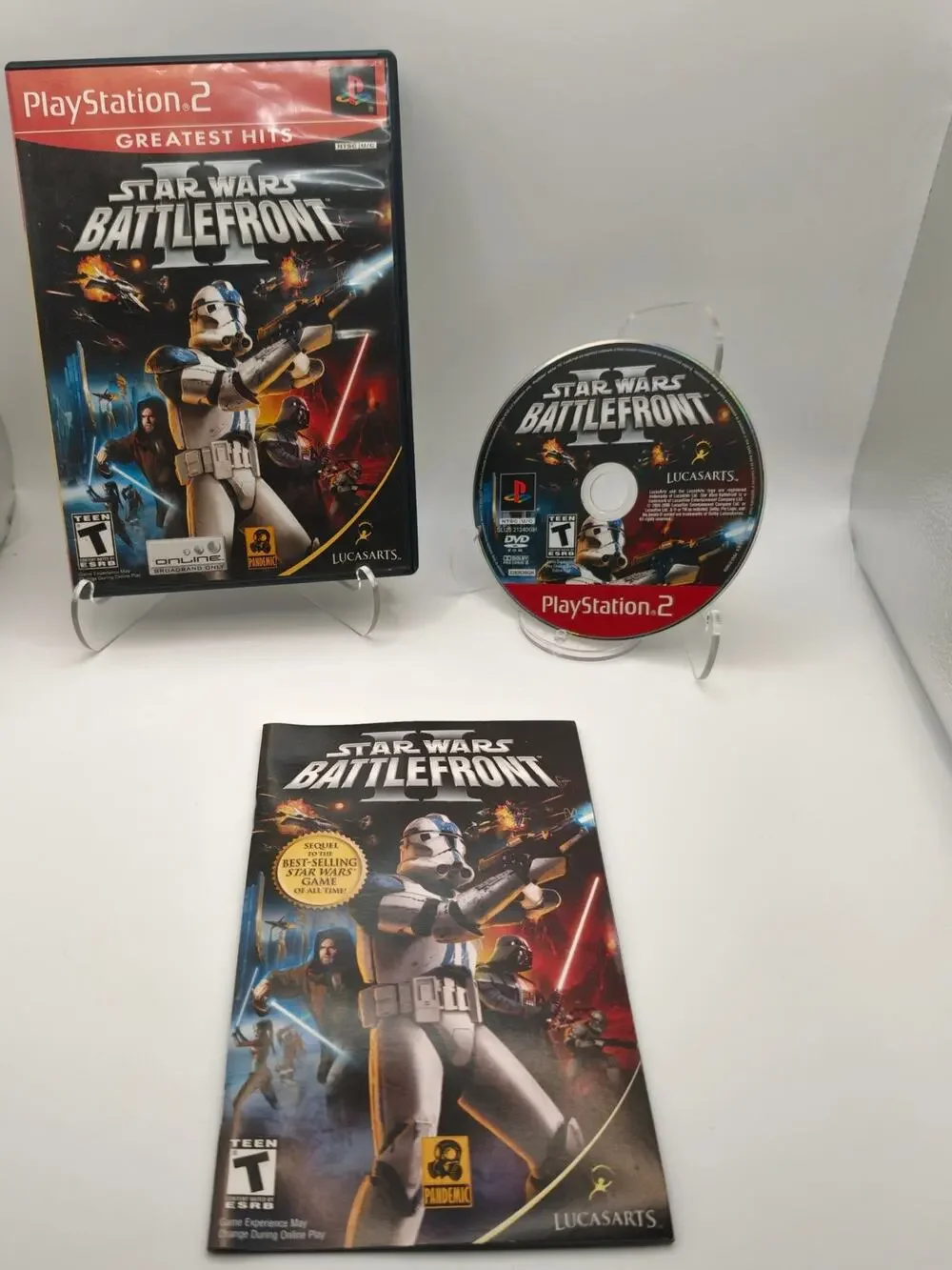 Star Wars Battlefront II Greatest Hits PS2 CIB
